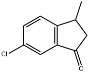6-chloro-3-methyl-2,3-dihydro-1H-inden-1-one Structure