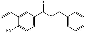 3-formyl-4-hydroxybenzoic acid benzyl ester Structure