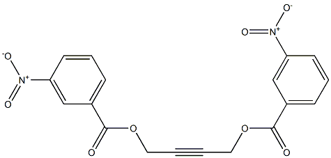 4-({3-nitrobenzoyl}oxy)-2-butynyl 3-nitrobenzoate Structure