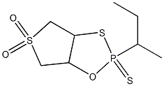 2-sec-butyltetrahydrothieno[3,4-d][1,3,2]oxathiaphosphole 5,5-dioxide 2-sulfide 구조식 이미지