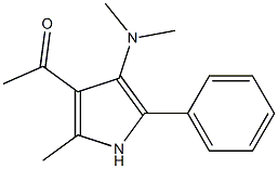 1-[4-(Dimethylamino)-2-methyl-5-phenyl-1H-pyrrol-3-yl]ethanone Structure