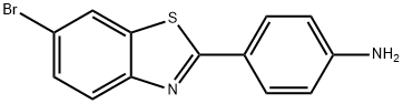 4-(6-Bromo-2-benzothiazolyl)benzenamine 구조식 이미지