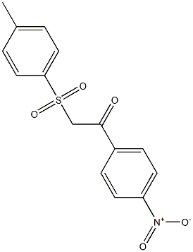 Ethanone, 2-[(4-methylphenyl)sulfonyl]-1-(4-nitrophenyl)- Structure