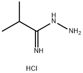 N'-amino-2-methylpropanimidamide hydrochloride 구조식 이미지