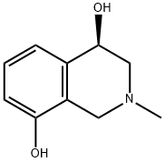 4,8-Isoquinolinediol, 1,2,3,4-tetrahydro-2-methyl-, (4R)- 구조식 이미지