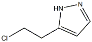 5-(2-chloroethyl)-1H-pyrazole Structure