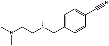 4-({[2-(dimethylamino)ethyl]amino}methyl)benzonitrile 구조식 이미지