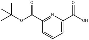 Pyridine-2,6-dicarboxylic acid mono-tert-butyl ester Structure