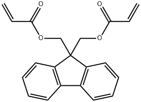 9,9-Bis[(acryloyloxy)methyl]fluorene Structure