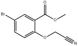 methyl 5-bromo-2-(cyanomethoxy)benzoate Structure