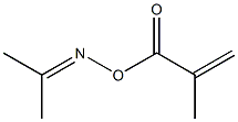 2-Propanone, O-(2-methyl-1-oxo-2-propenyl)oxime Structure