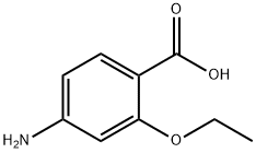 Benzoic acid, 4-amino-2-ethoxy- 구조식 이미지