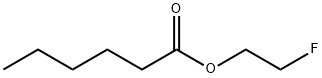 Hexanoic acid, 2-fluoroethyl ester Structure