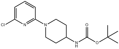 tert-Butyl 1-(6-chloropyridin-2-yl)piperidin-4-ylcarbamate Structure