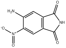 5-Amino-6-nitroisoindoline-1,3-dione 구조식 이미지