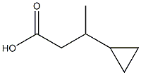3-cyclopropylbutanoic acid Structure