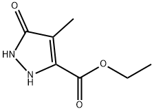 Ethyl 5-Hydroxy-4-methylpyrazole-3-carboxylate 구조식 이미지