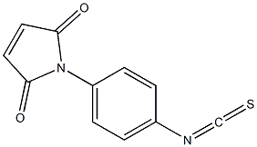 N-(4-isothiocyanatophenyl)maleimide Structure