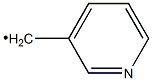 3-pyridylmethyl radical Structure
