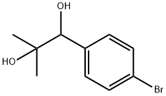 1-(4-Bromophenyl)-2-methyl-1,2-propanediol 구조식 이미지