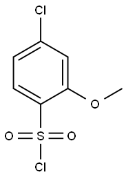 4-chloro-2-methoxybenzene-1-sulfonyl chloride Structure