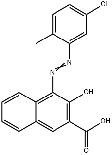 2-Naphthalenecarboxylic acid, 4-[2-(5-chloro-2-methylphenyl)diazenyl]-3-hydroxy- Structure