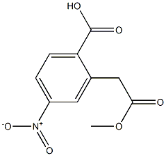 2-(2-methoxy-2-oxoethyl)-4-nitrobenzoic acid Structure