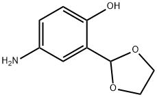 4-Amino-2-(1,3-dioxolan-2-yl)phenol Structure