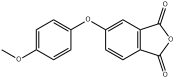 5-(4-Methoxyphenoxy)isobenzofuran-1,3-dione 구조식 이미지