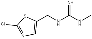 Guanidine, N-[(2-chloro-5-thiazolyl)methyl]-N'-methyl- 구조식 이미지