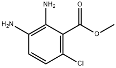 2,3-diamino-6-chloroBenzoic acid methyl ester Structure
