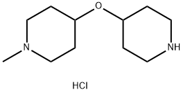 1-methyl-4-(piperidin-4-yloxy)piperidine dihydrochloride Structure