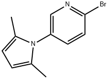 1-(2-bromopyridine-5-yl)-2,5-dimethyl-1H-pyrrole 구조식 이미지