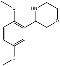 1,4-DIMETHOXY-2-MORPHOLIN-3-YLBENZENE Structure