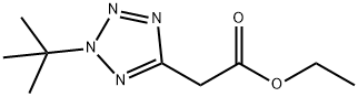 ethyl 2-(2-tert-butyltetrazol-5-yl)acetate Structure