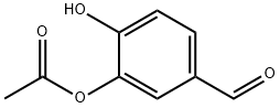 (5-formyl-2-hydroxyphenyl) acetate 구조식 이미지