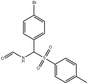 Formamide, N-[(4-bromophenyl)[(4-methylphenyl)sulfonyl]methyl]- Structure