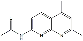 N-(5,7-dimethyl[1,8]naphthyridin-2-yl)acetamide Structure