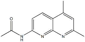 N-(5,7-dimethyl[1,8]naphthyridin-2-yl)acetamide 구조식 이미지