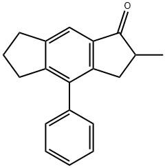 2-methyl-4-phenyl-2,3,6,7-tetrahydros-indacen-1(5H)-one Structure