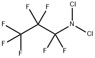 1-Propanamine, N,N-dichloro-1,1,2,2,3,3,3-heptafluoro- Structure