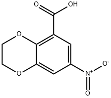 7-nitro-2,3-dihydro-1,4-benzodioxine-5-carboxylic acid Structure