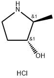 (2S,3R)-2-methyl-pyrrolidin-3-ol hydrochloride Structure