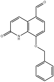 8-(benzyloxy)carbostyril-5-carboxaldehyde 구조식 이미지