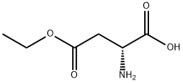 (2R)-2-amino-4-ethoxy-4-oxobutanoic acid 구조식 이미지