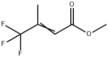 2-Butenoic acid, 4,4,4-trifluoro-3-methyl-, methyl ester 구조식 이미지