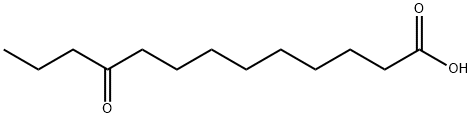 Tridecanoic acid, 10-oxo- Structure