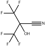 2-Hydroxy-2-(trifluoromethyl)-3,3,3-trifluoropropionitrile Structure