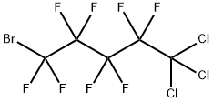 Pentane, 1-bromo-5,5,5-trichloro-1,1,2,2,3,3,4,4-octafluoro- Structure