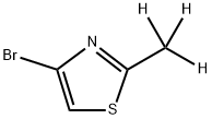 4-bromo-2-(methyl-d3)thiazole Structure